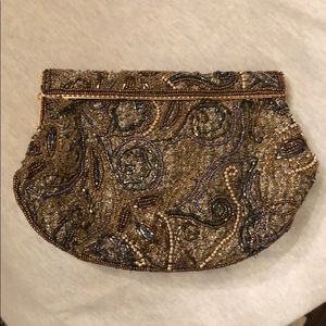 Vintage beaded clutch